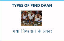 TYPES OF PIND DAAN    x;k fi.Mnku d dkj