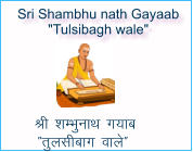 Sri Shambhu nath Gayaab  "Tulsibagh wale"  Jh kEHkqukFk x;kc  rqylhckx okys